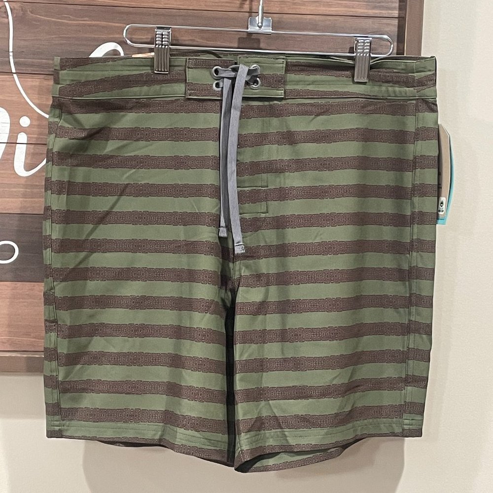 prAna RIVETER BOARD SHORTS W 32 Inseam 7 Men's Swimming Trunks NEW